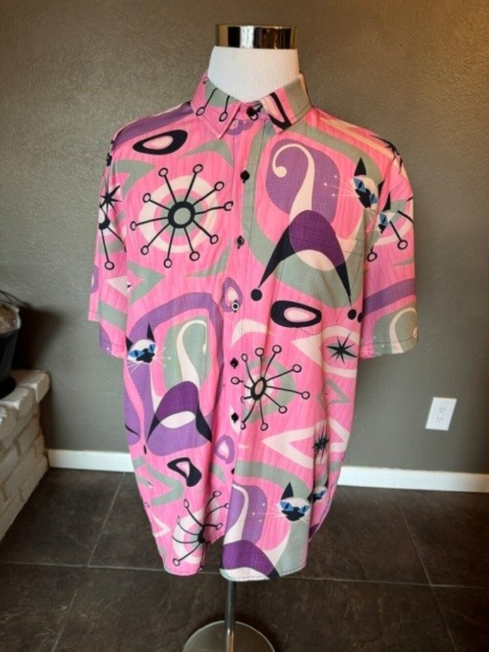 Hardaddy Mens 60's Inspired Retro Shirt